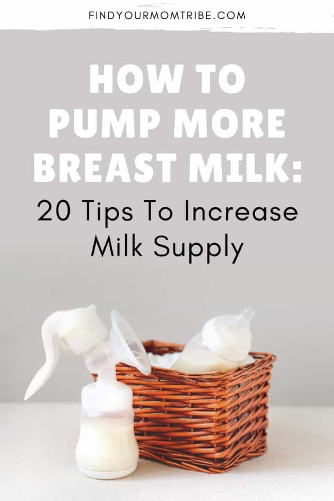 How To Pump More Breast Milk 20 Tips To Increase Milk Supply