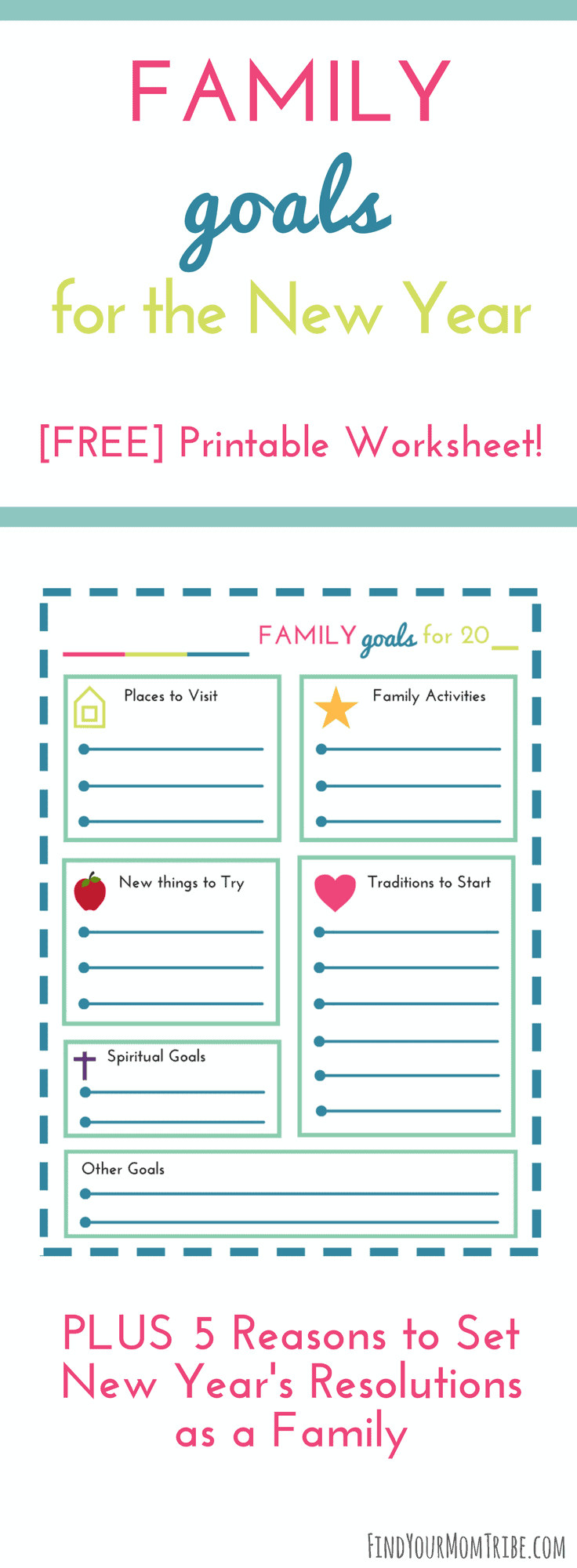 Free Printable New Year s Resolution Worksheet