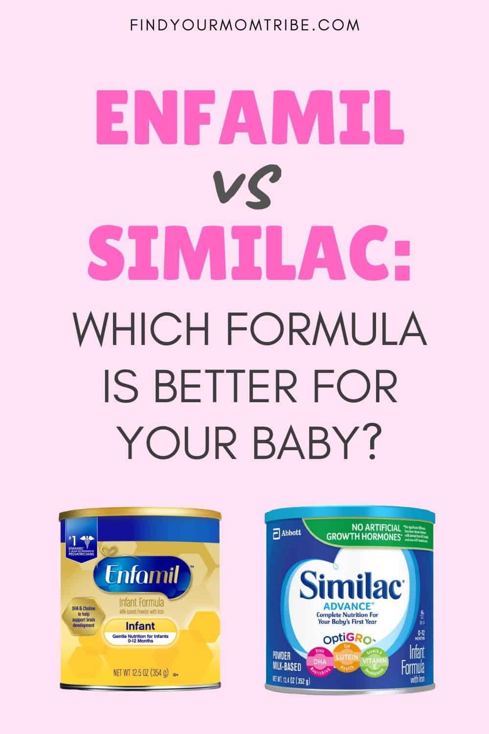 mixing enfamil and similac