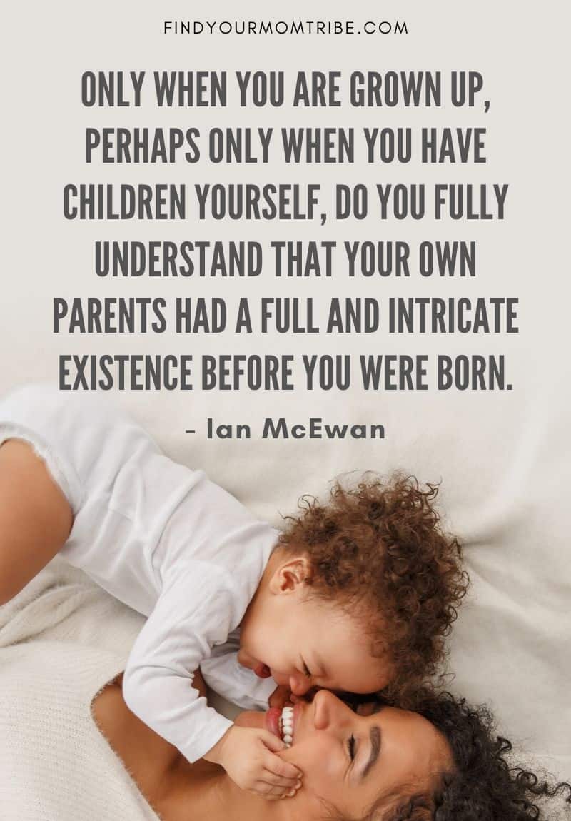 Ian McEwan quote on parenting: 