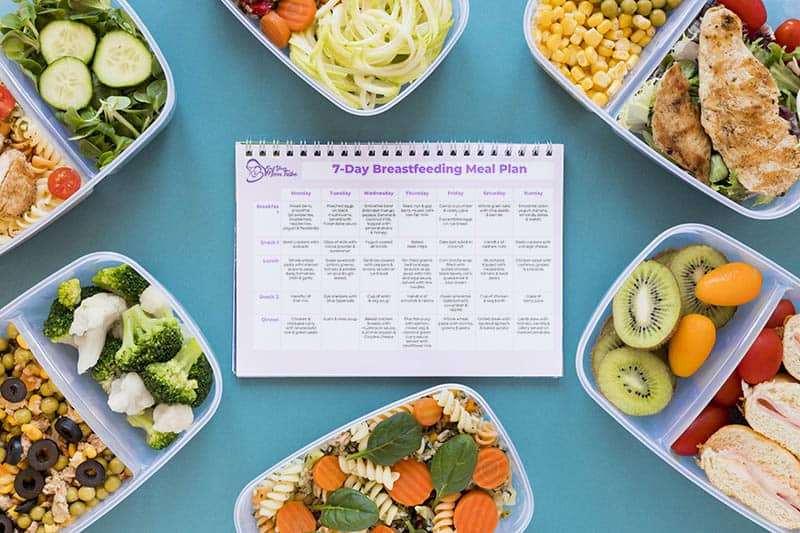 7Day Breastfeeding Meal Plan For Great Health [+Free Printable]
