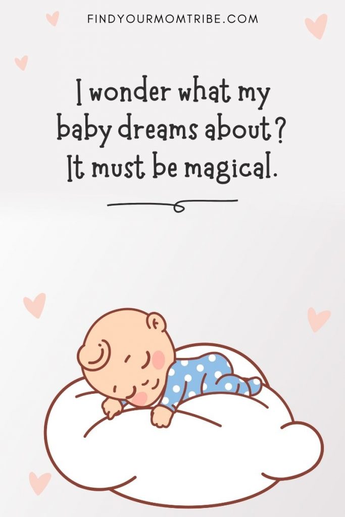 90+ SuperCute And Funny Sleeping Baby Quotes And Captions