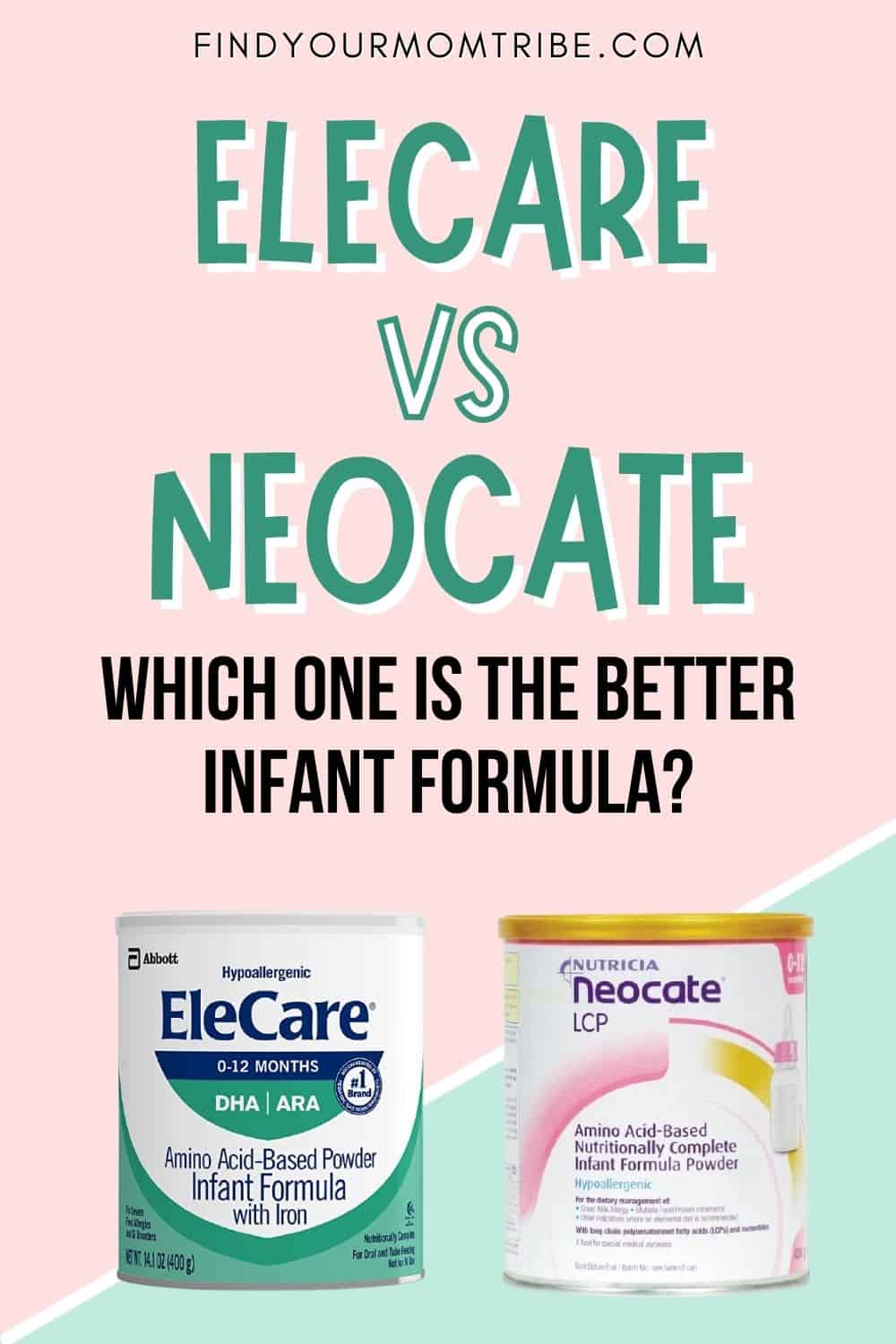 Elecare VS Neocate formula Pinterest