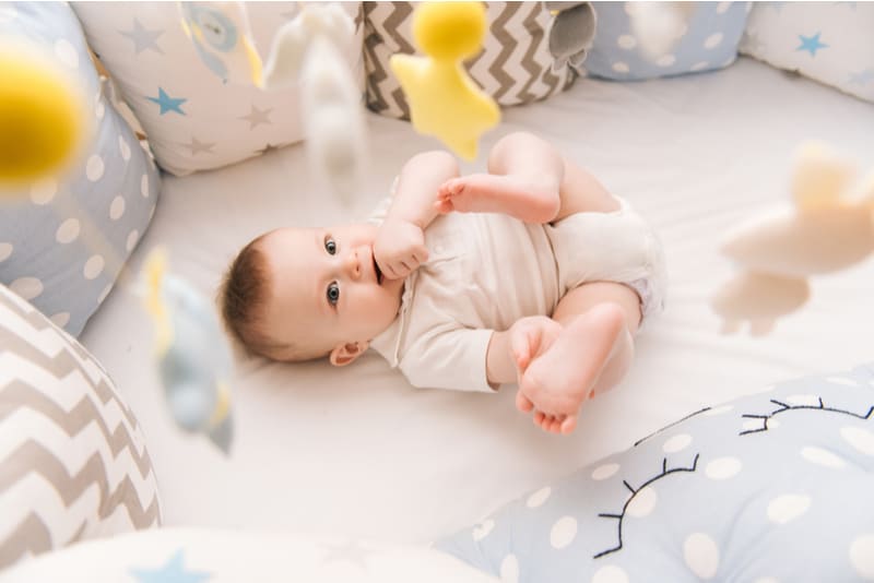 What's the thing that hangs over a baby's clearance crib