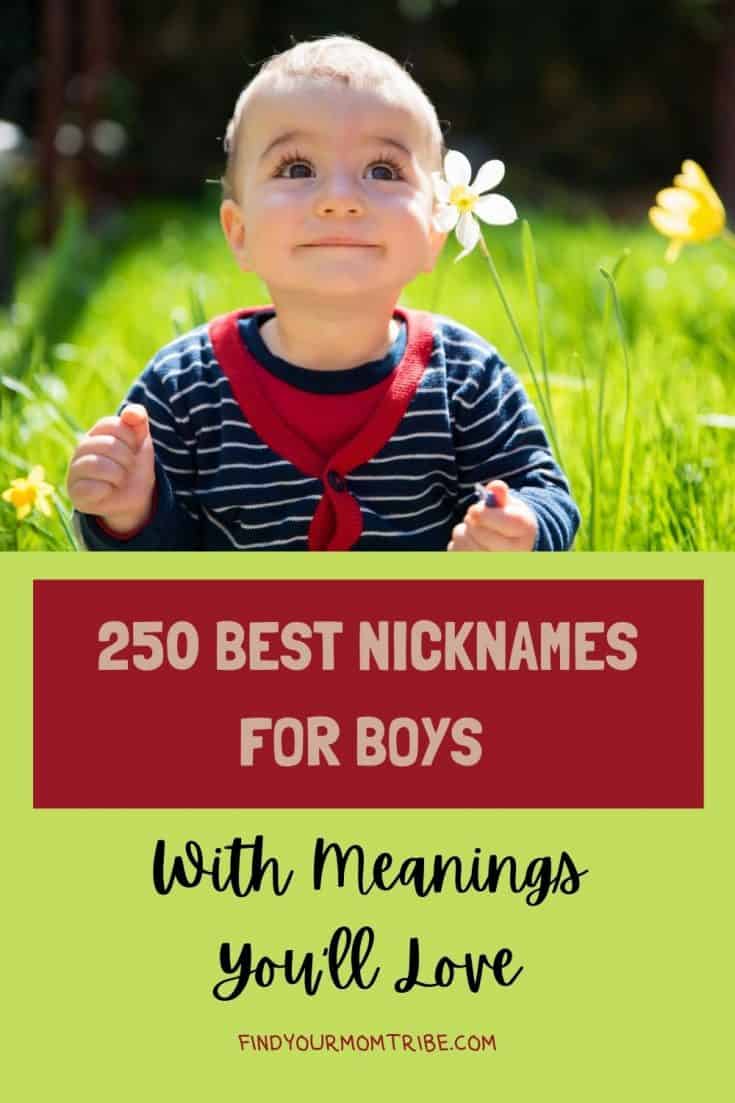 250 Best Nicknames For Boys With Meanings Youll Love 7025