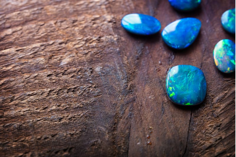 Blue Opal stones