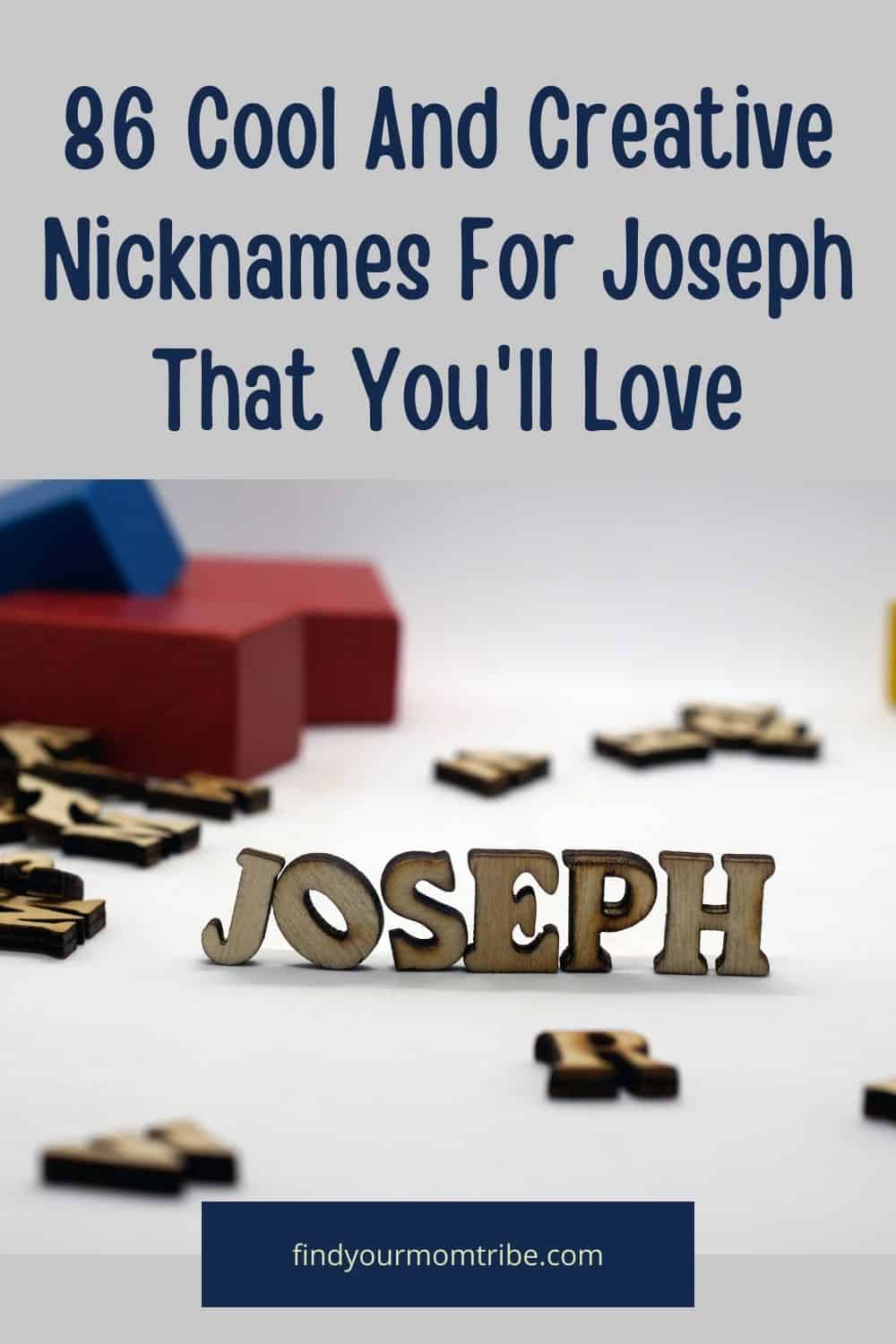 Pinterest nicknames for joseph 