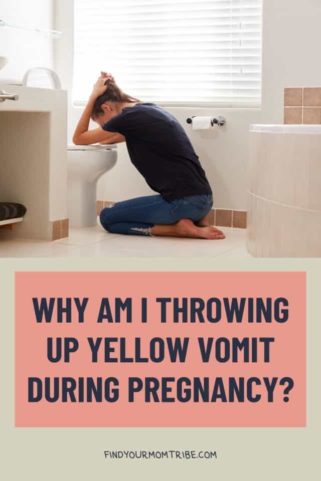 Why Am I Throwing Up Yellow Vomit During Pregnancy?