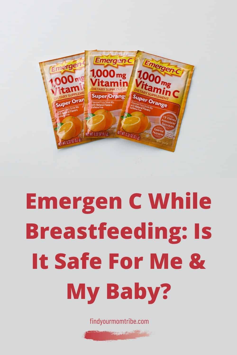 Pinterest emergen c while breastfeeding