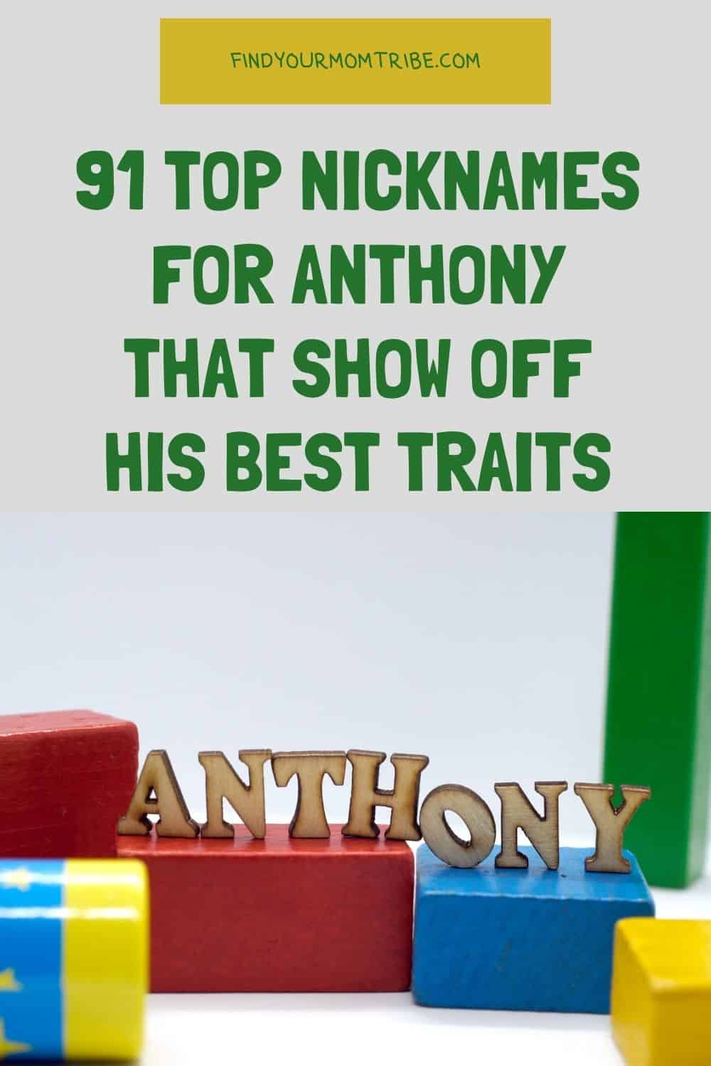 pinterest nicknames for anthony 