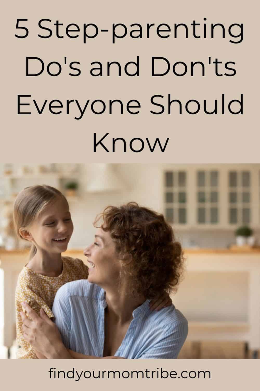 Pinterest step-parenting dos and donts 